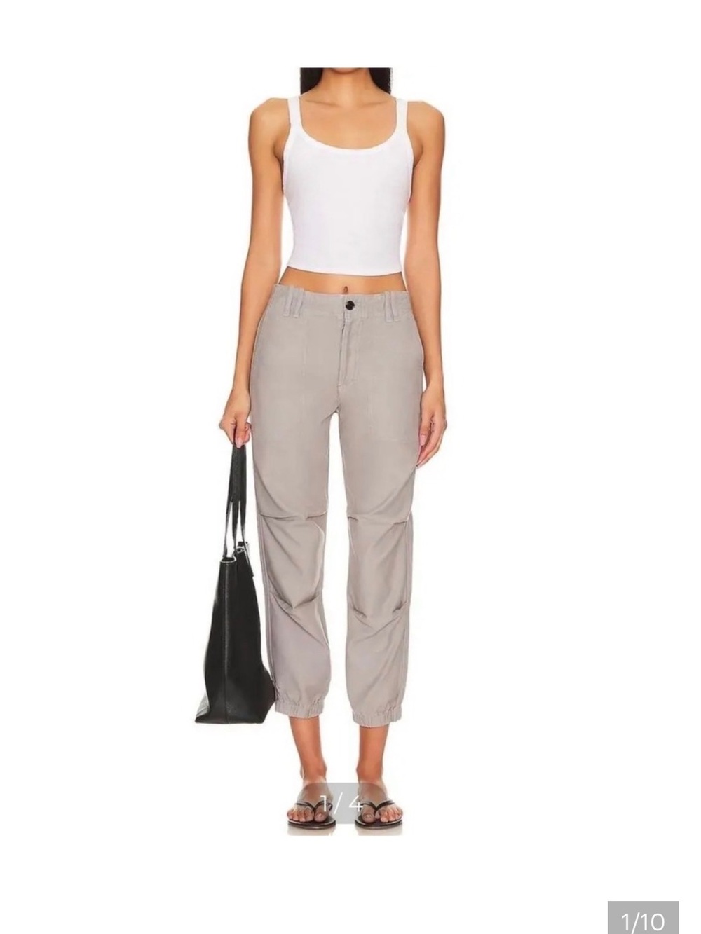 Citizens Of Humanity Agni Utility Joggers in Light Gray